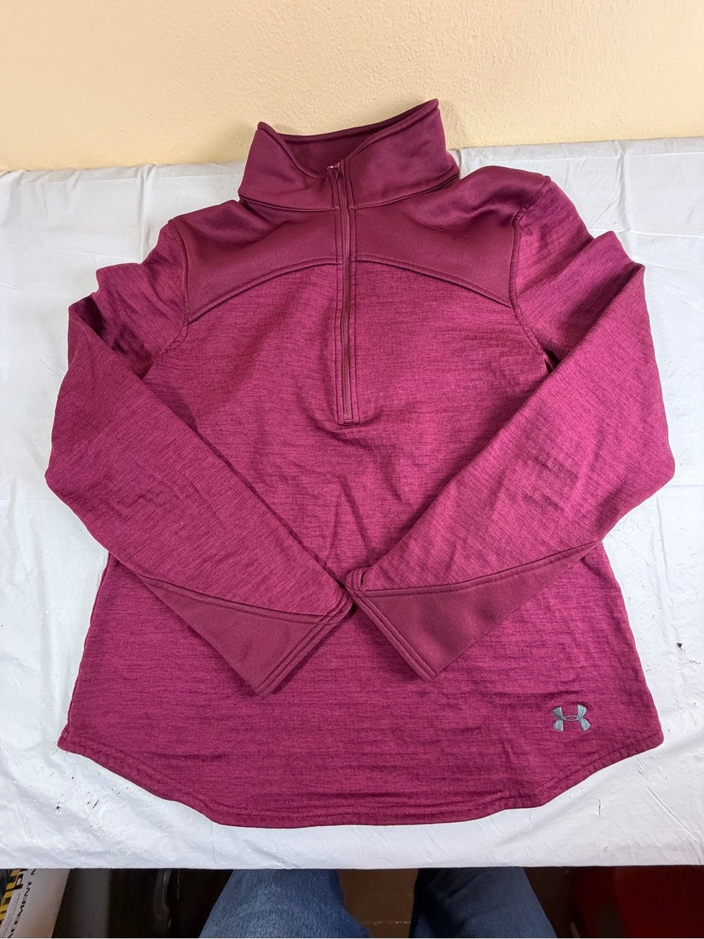 Under Armour Women's Half-Zip Pullover - Burgundy